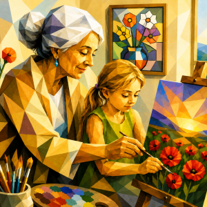 Painting with Gam Brighten